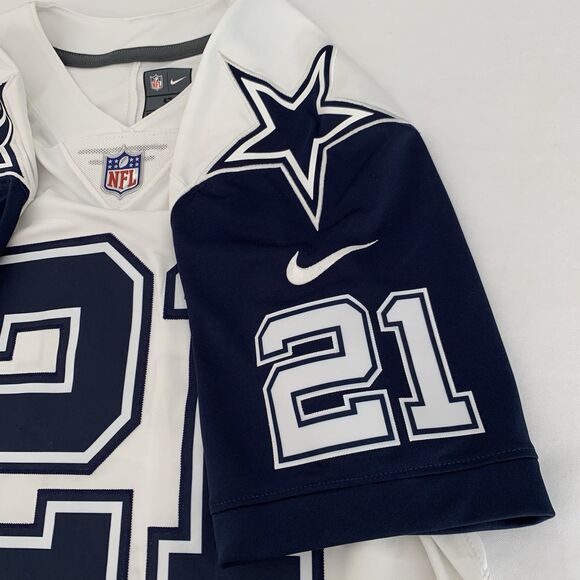 Nike Vapor Limited Ezekiel Elliot Dallas Cowboys NFL Jersey Men S Stitched White - Picture 8 of 15